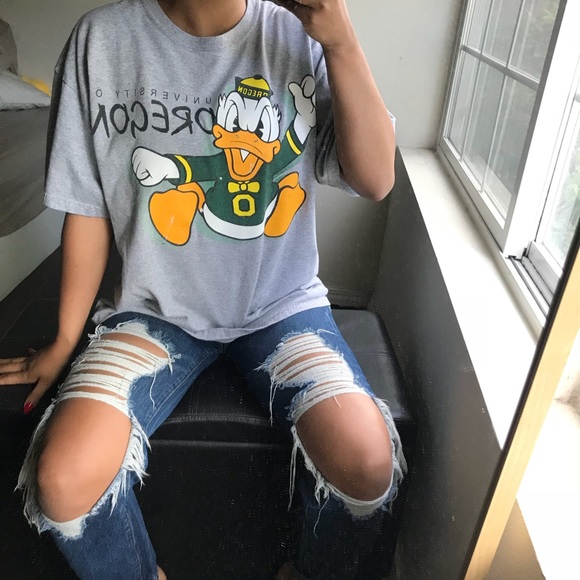 Tops - Vintage University of Oregon ducks tee